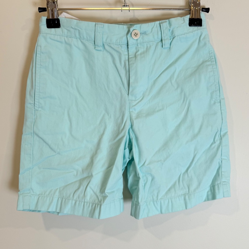 Vineyard Vines Turquoise Cotton Shorts Youth Size 6 Boys Casual Summer Beach
